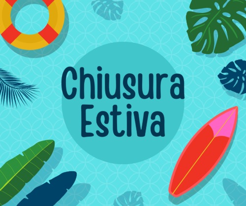 avviso chiusura estiva